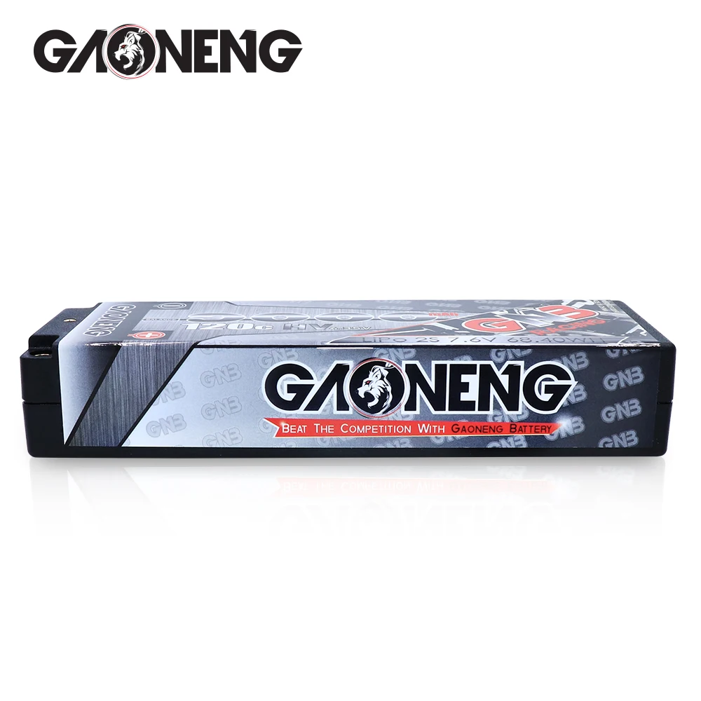 Аккумуляторная батарея Gaoneng GNB 9000 мАч 2S 7 6 В HV 120C 240C LiHV с разъемом T для 1:10 1/10 RC