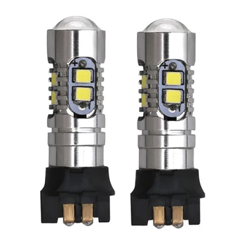 

2Pcs High Power Canbus PW24W PWY24W LED Bulbs Turn Signal Lights or Daytime Running Lights White 12V
