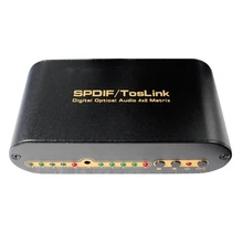 SPDIF TOSLINK Digital Optical Audio True Matrix 4x2 Switch Switcher Splitter 4 In 2 Out Video Converter Remote Control EU Plug huiyishun ys 400 4 loads audio video amp splitter black ac 220v uk plug