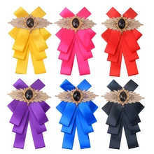 5 модных галстуков-бабочок с узором пейсли для мужчин и женщин, Классические вечерние галстуки с большим бантом на свадьбу, хлопковые мужские бабочки красного цвета