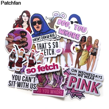 

12sets/lot Patchfan 20pcs/set Mean girls Creative badges DIY decorative stickers DIY PC wall notebook scrapbooking album A1921
