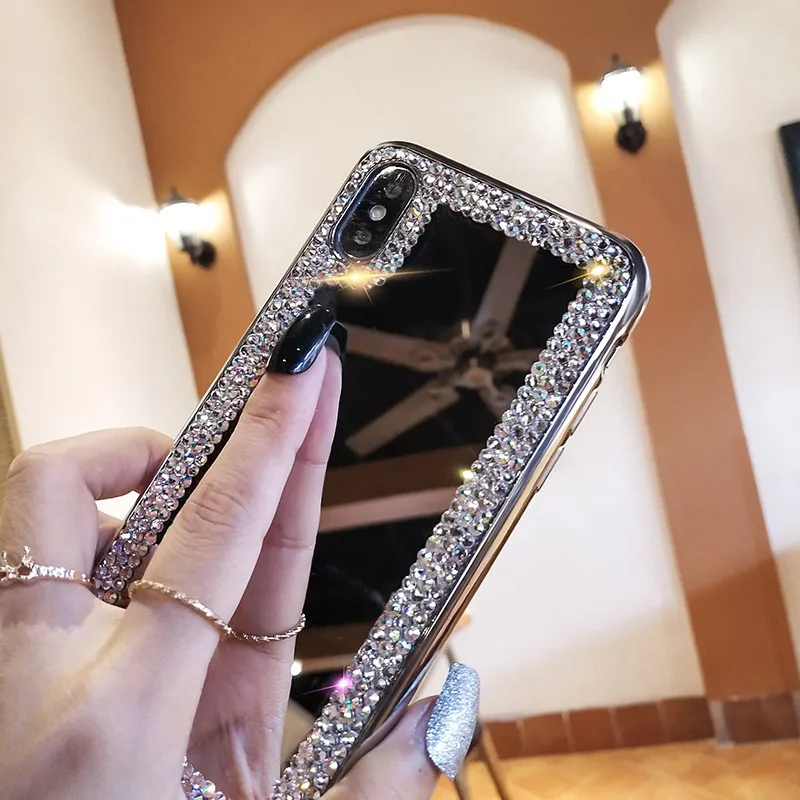 3D зеркальный чехол для Samsung Galaxy A50 A70 A10 M10 A30 S10 (5G) PLUS S10E задняя крышка iphone 8 7 plus x xs 11 Pro