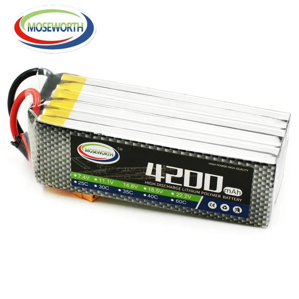 Lipo Battery 5S 18.5V 4200mAh 40C For RC Drone Helicopter 