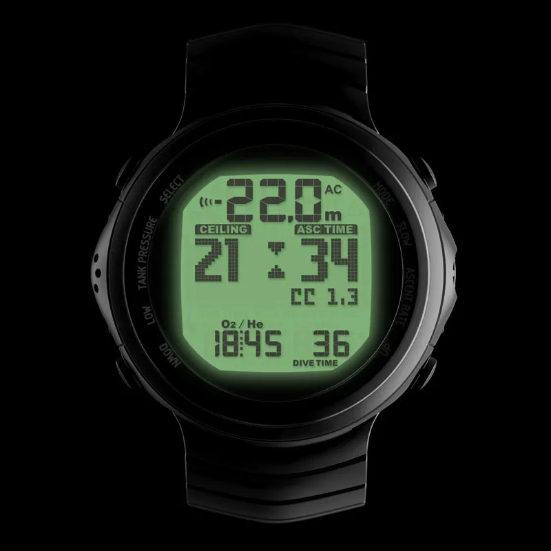 Дайвинг компьютер SUUNTO DX черный титановый запястье ж/USB