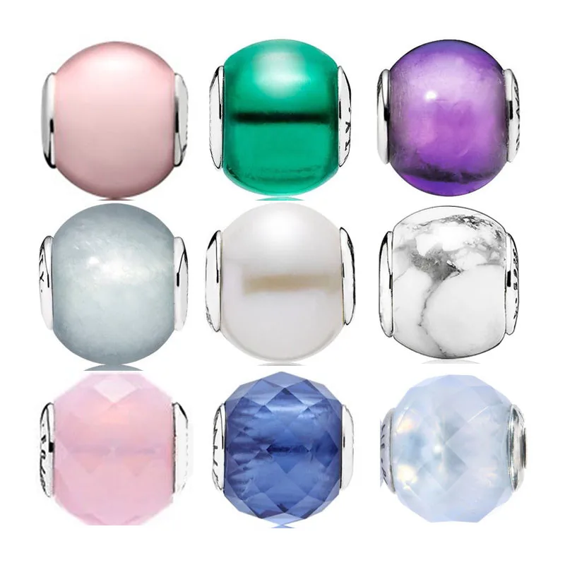 

Hope & Positivity & Patience Charm beads 100% 925 Sterling Silver DIY Jewelry Fit Pandora Essence COLLECTION Bracelet