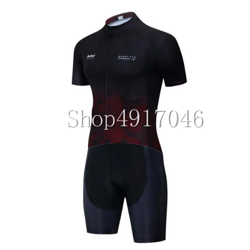 

2019 Pro Team NW Suit men short sleeve Cycling Jersey Skinsuit Jumpsuit Maillot Cycling Ropa ciclismo set cycling men