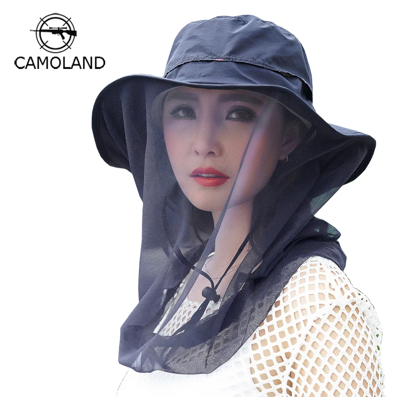 

UPF50+ Summer Bucket Hat Breathable Mesh anti-Mosquito Sun Hat Men Women Fishing Cap Sun Protection Insect Bug Bee Gnats Outdoor