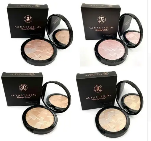 Anastasia Makeup хайлайтер Glowkit Cleam Lighting 4 цвета Thatglow Gold sundiped Bronzer& Highlight - Цвет: 4 pcs
