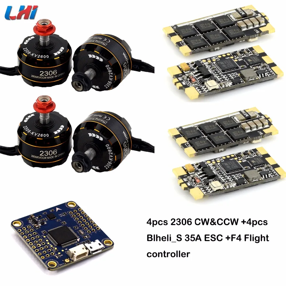 New 4pcs Brushless 2306 Motor FPV kv2600 CW/CCW F3 OMNIBUS/F4 Racing Flight Controller for QAV Drone FPV Racing Quadcopter New 4pcs Brushless 2306 Motor FPV kv2600 CW/CCW F3 OMNIBUS/F4 Racing Flight Controller for QAV Drone FPV Racing Quadcopter