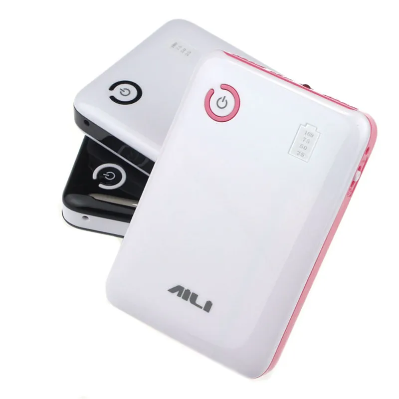 

HL 5V 2A Dual USB Output 4x 18650 Power Bank Batteries Pack Case Holder June23