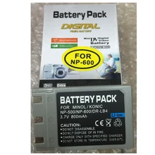 NP-600 NP500 lithium batteries DR-LB4 DRLB4 camera battery NP600 For Konica Minolta DIMAGE G400 G530 KONICA KD-310Z KD-500Z