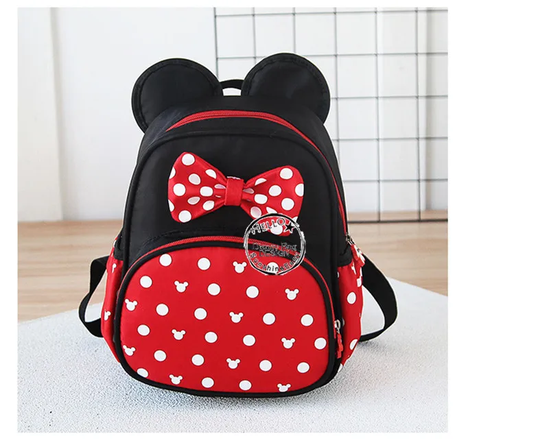 Disney рюкзак Микки Маус Дети Девочки Мальчик школьная сумка милые детские рюкзаки полиэстер детский сад мультфильм сумки