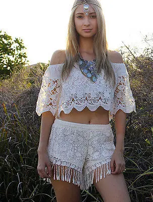 White hippie top Clearance
