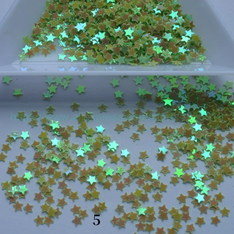 25 г 3 мм Звезда Форма хороший Слива пайетки с блестками для маникюра ногтей/шитья/свадебные конфетти украшения ребенок DIY аксессуар