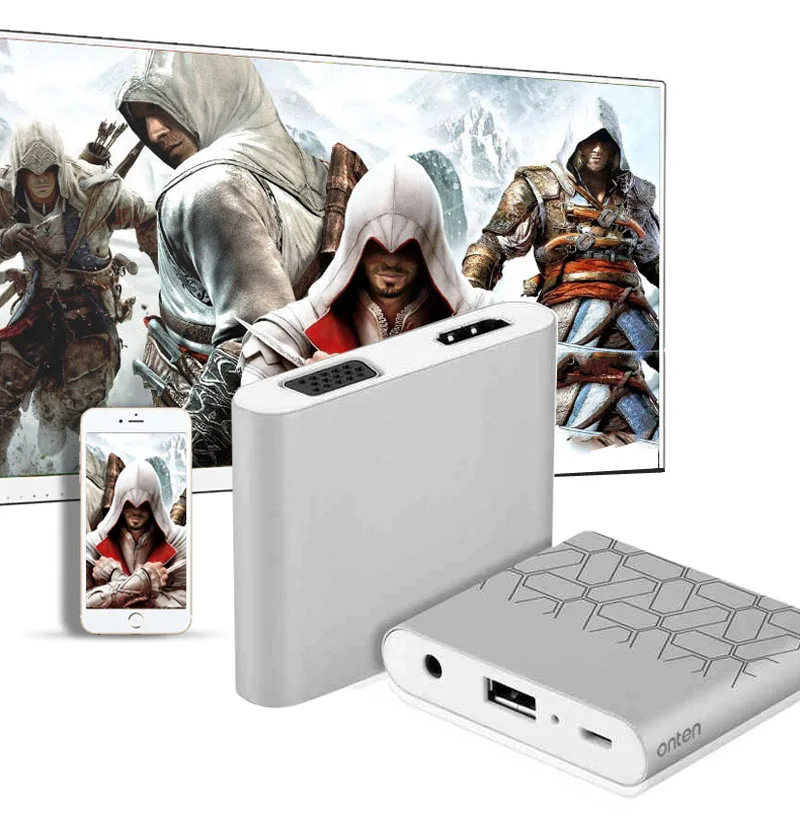 

ONTEN Digital AV Adapter Phone Tablet Video Audio to HDMI TV Projector VGA For iPAD iPhone 8 5 6 7 8 Plus Samsung LG Android