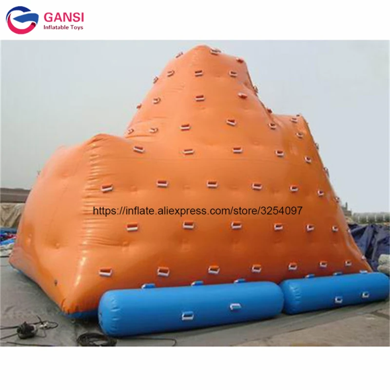 

2018 new design hot commercial inflatable water climbing slide iceberg, 5*4*4m inflatable climbing iceberg for sale