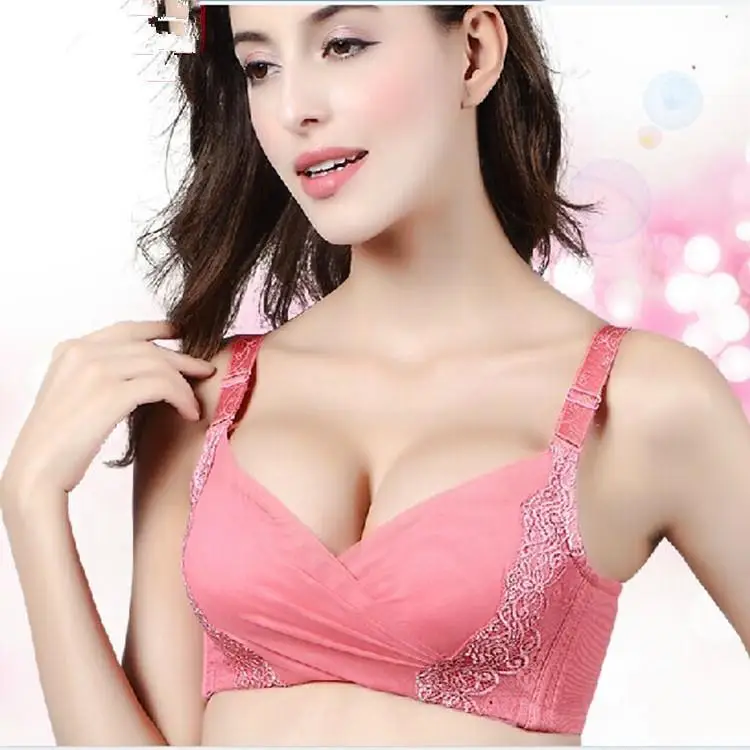 

sexy small chest super thick red lingerie cute lovely soft thick mini bra side gathering adjustable best bra for her