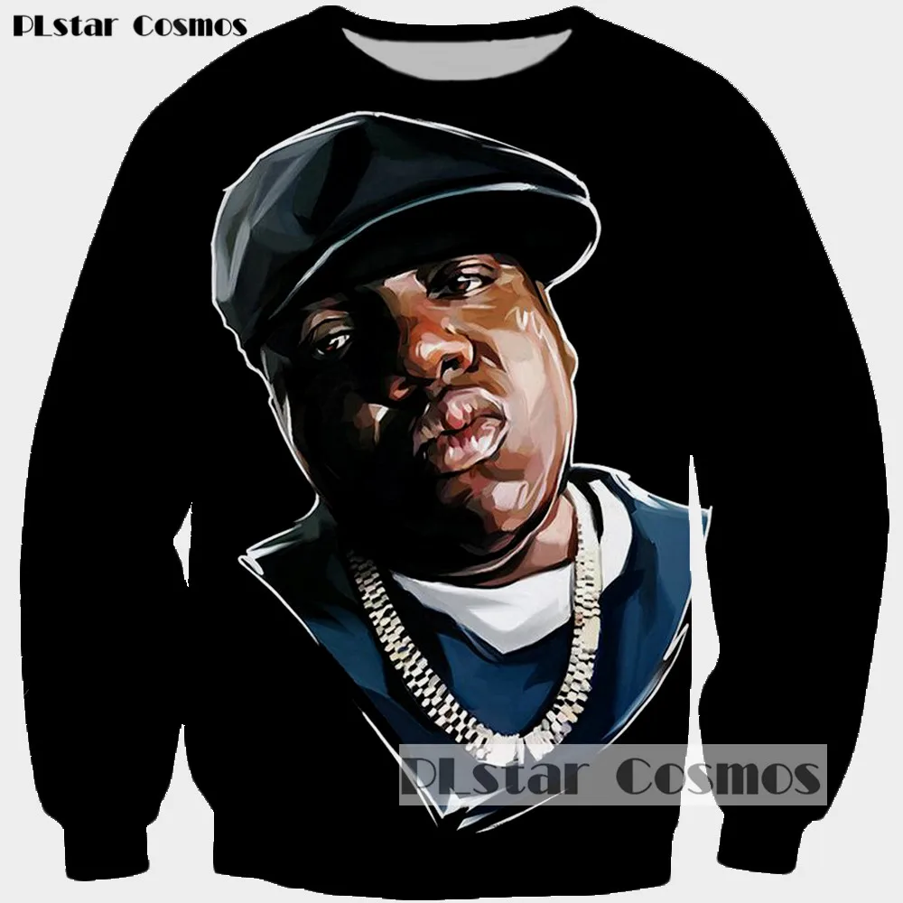 

PLstar Cosmos Notorious B.I.G. Biggie Smalls Tupac Fashion Men 2Pac Sweatshirts Couples Sweats Unisex 3D Tops Hoodies Size S-5XL