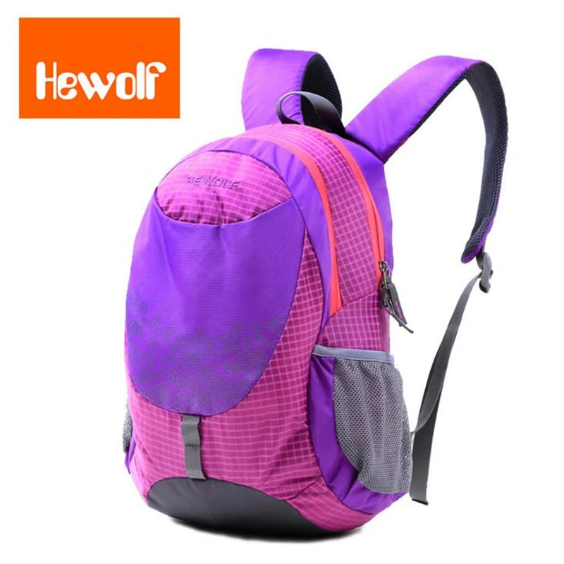 

Hewolf Outdoor Children Backpack Sport Travel Kids School Bags Light Foldable Children Riding Camping Packs For Girl S165