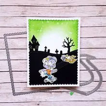 

GJCrafts 13.3*8.3cm Harvest Border Dies Metal Cutting Dies for Scrapbooking 2018 New Cutting Die Album Card Making Decor Craft