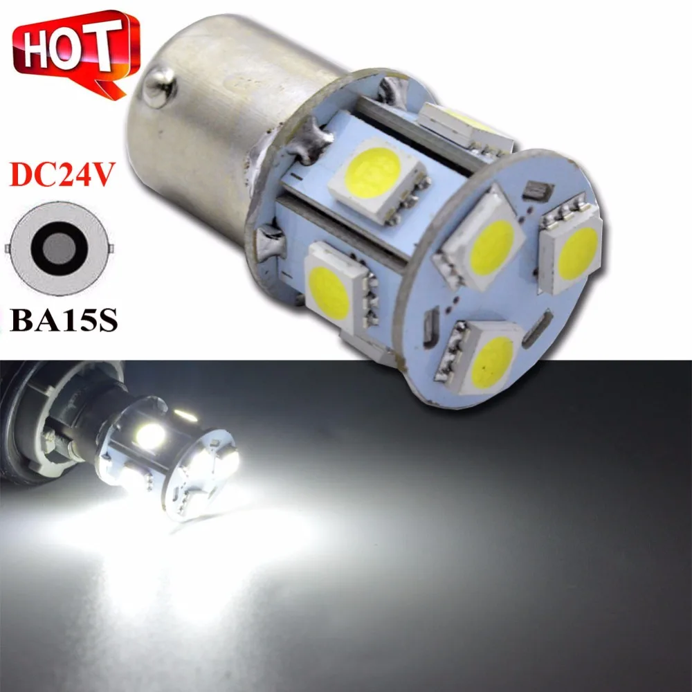 10 шт./лот P21W 1156 BA15S 7506 R5W R10W 5050 9 Светодиодная Автомобильная Тормозная лампа заднего