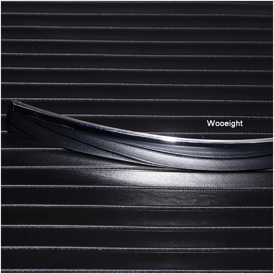 Wooeight 2Pcs For Audi A4 B9 Sedan Saloon 2017 2018 ABS Chrome Side Door Rear View Mirror Cover Strip Side Mirror Trim Sticker (8)