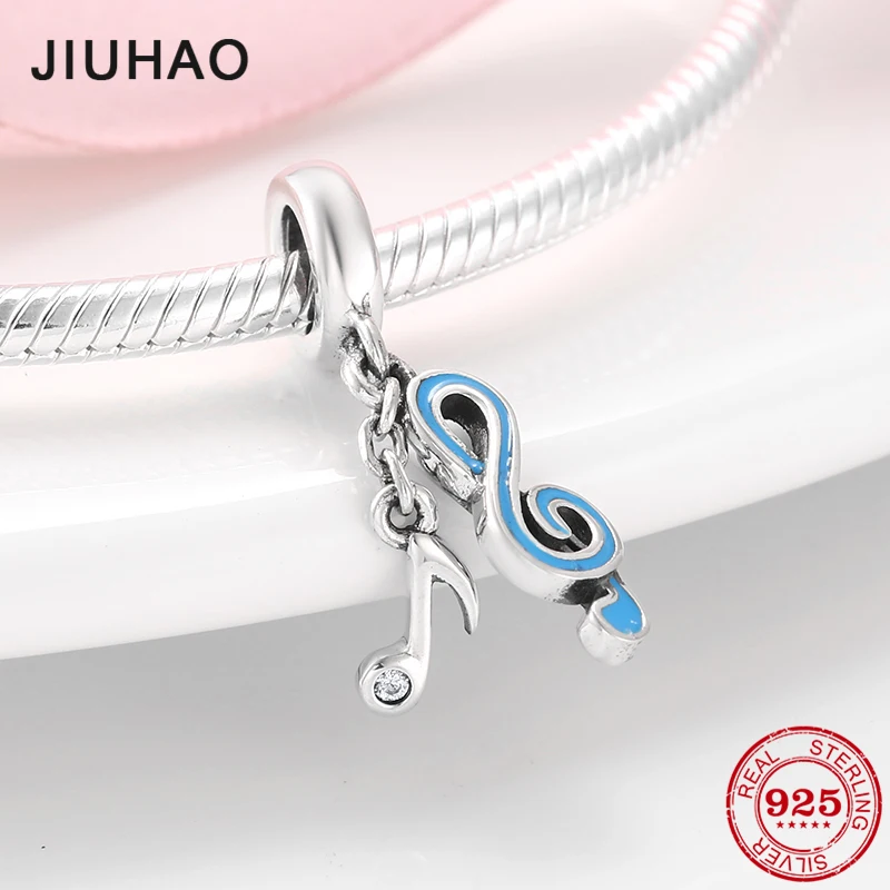 

Fascinating music Note 925 Sterling Silver fashion beads for Jewelry making Fit Original Pandora Bracelet Bangles