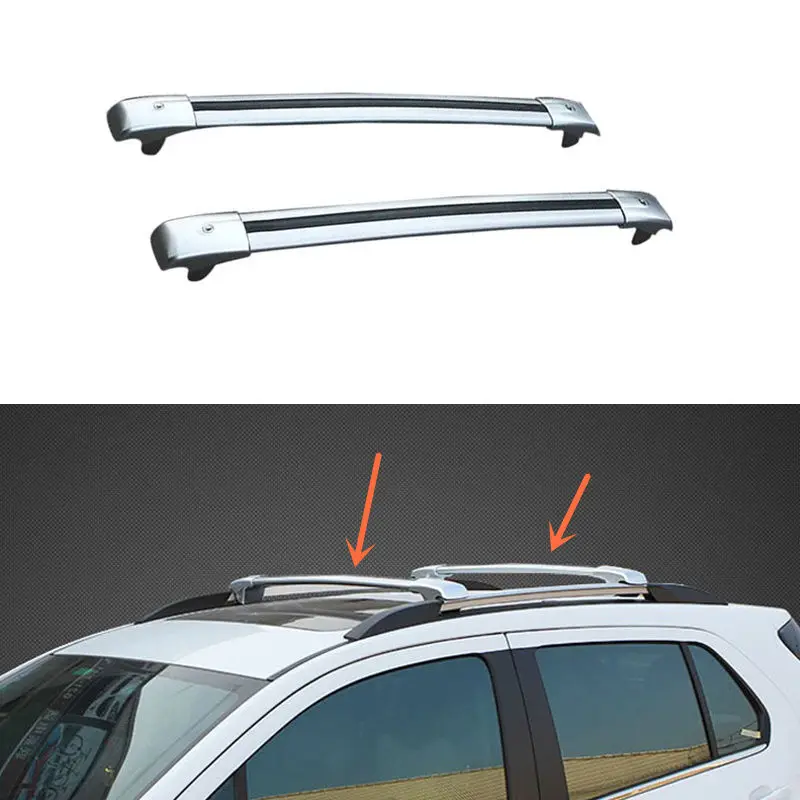 For Volkswagen Touran 2004 2016 Aluminum Alloy Cross Bar Roof Cargo Luggage Rackin Body Kits