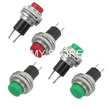 

Red Green Momentary Panel Mount Pushbutton Switch 9.5mm AC 250V/1.5A