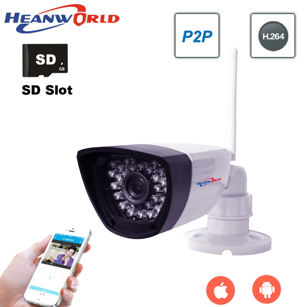 CCTV IP камера 720P WiFi наружная безопасности ONVIF водонепроницаемая система наблюдения