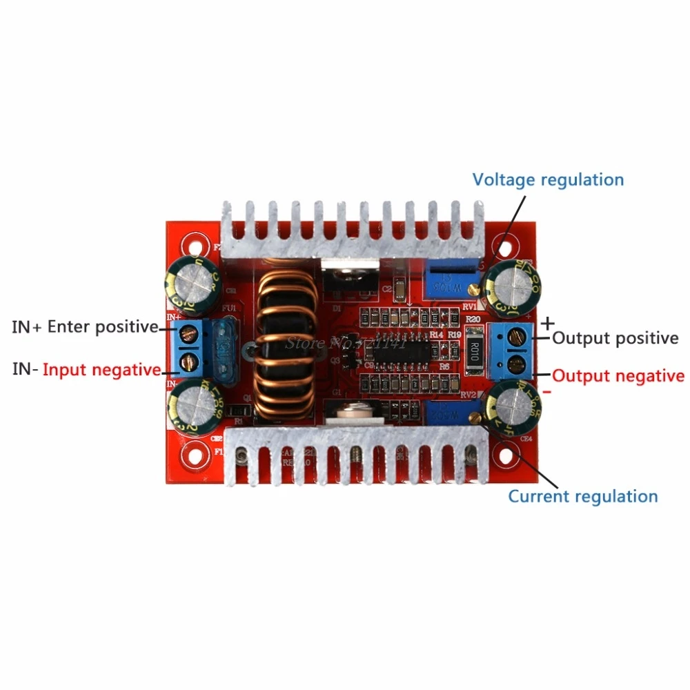 400W DC-DC повышающий преобразователь постоянного тока в переменный ток Питание модуль Интегральные схемы