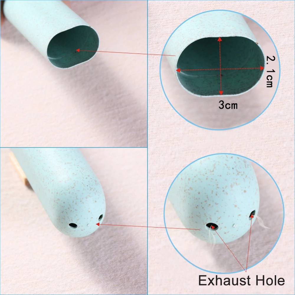 Портативная упаковка для зубных щеток, футляр для путешествий, держатель для зубных щеток, чехол для хранения с отверстием для выхлопа, пластик, 3x19,5 см
