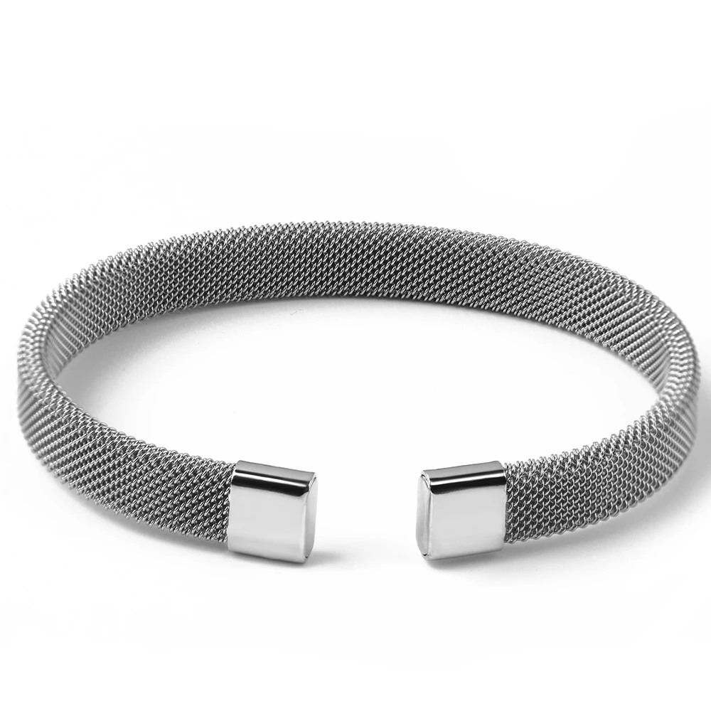 

DIY Handmade 8MM Flat Mesh Bracelet Stainless Steel jewelry