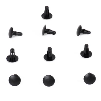 

CITALL 10Pcs Black Nylon Rivet Panel Range Retaining Clip Fastener Clips 01553-00401 for Nissan Altima Qashqai Micra NV200 Rogue