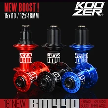 KOOZER BM440 BMX XC AM Fat Bike Hub MTB Mountain Bike BOOST 15×110 12x148mm 11 Speed 32 Holes Thru XD Front Rear Bicycle Hubs