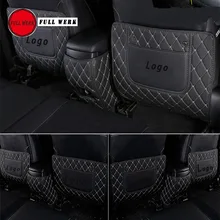 Набор из 3 шт. PU автомобильное сиденье на заднюю часть Анти Удар коврик подлокотник защитная подушка для Toyota RAV4- аксессуары для интерьера