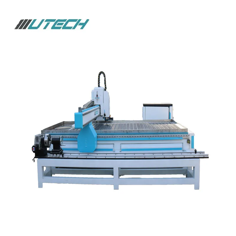 Вакуумный стол деревообрабатывающие машины роторные 4 оси древесины CNC