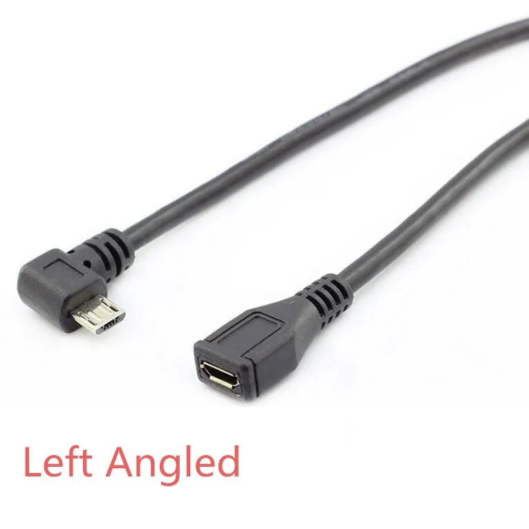 Микро USB 2 0 5Pin папа к гнезду удлинительному разъему адаптер длинный разъем 90