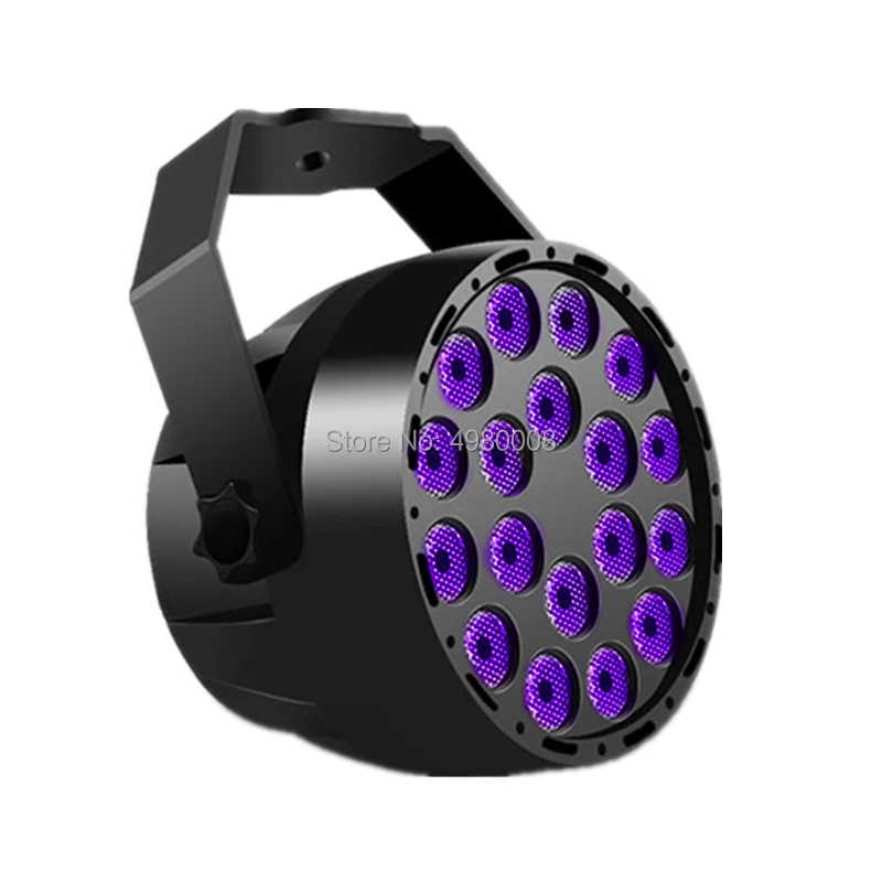 18X3 W светодиодный диско UV Ультрафиолетовый черный свет DJ Par-лампочка УФ для вечерние рождественские лампы этапа прожекторы пятно света ультрафиолетового Подсветка