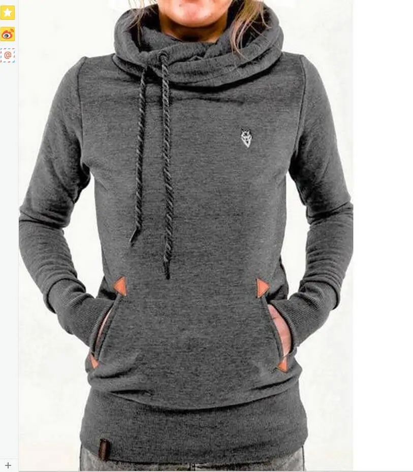  2019 Women Hoodies Sweatshirts Casual Long Sleeve Hooded Sweatshirt Women Coat Pullover 3.253