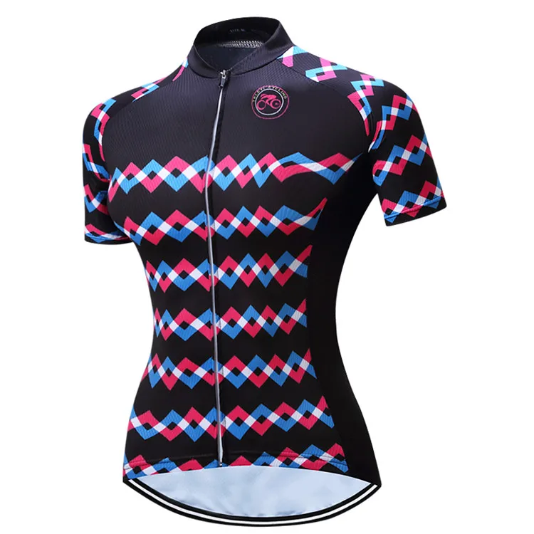 7 New Women's SportsWear Mens Cycling Jersey&nbsp; color stripe Cycling Clothing Bike Shirt&nbsp; Quick Dry Size 2XS TO 4XL