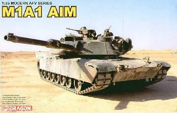 DRAGON 3535 1/35 M1A1 AIM(DS Track/не входит Металлическая бочка)-набор масштабных моделей