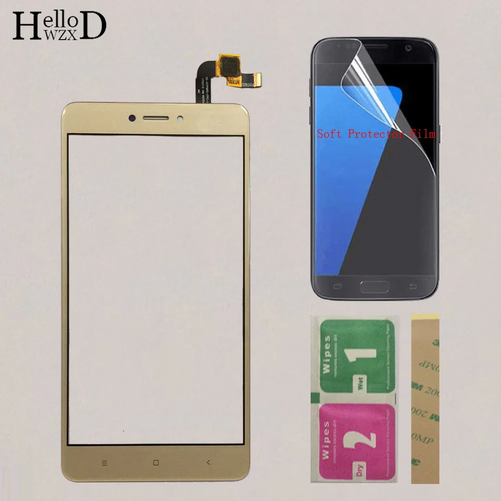 

5.5'' Mobile Touch Screen For Xiaomi Redmi Note 4X Touchscreen Touch Screen Front Glass Sensor Digitizer Panel + Protector Film