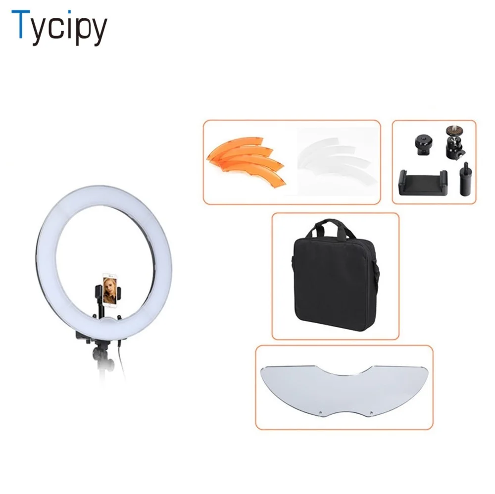 Tycipy-18-LED-Photo-Ring-Light-Studio-Dimmable-Photography-Photo-Studio-Phone-Video-LED-Ring-Light