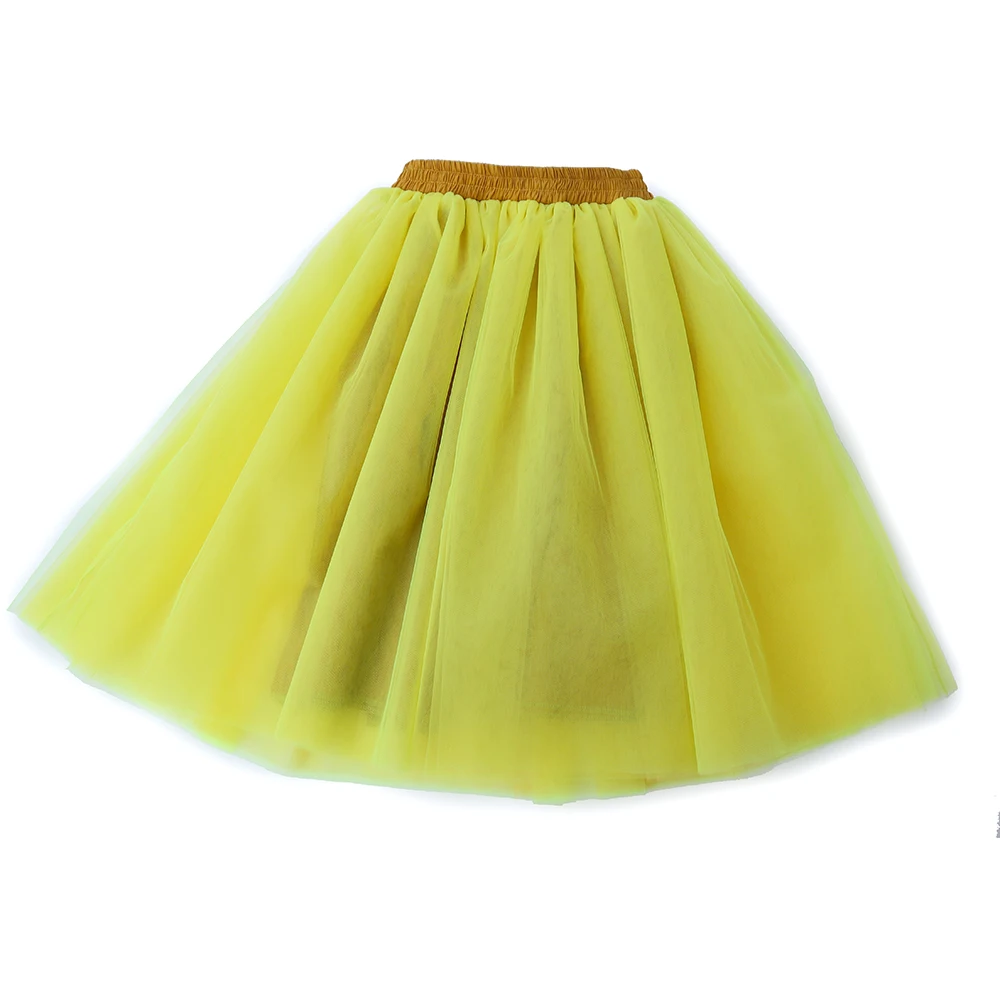 Юбка-пачка для мамы и дочки модная пышная мини-юбка из вуали saia на заказ осенние тюлевые юбки средней длины для девочек - Цвет: 42