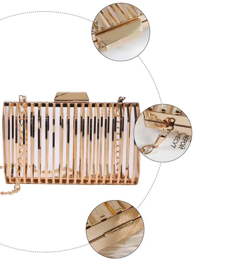 TTOU Женская вечерняя сумка на плечо, металлические полые сумки через плечо, дизайнерский клатч, клетка, мода, летняя сумочка