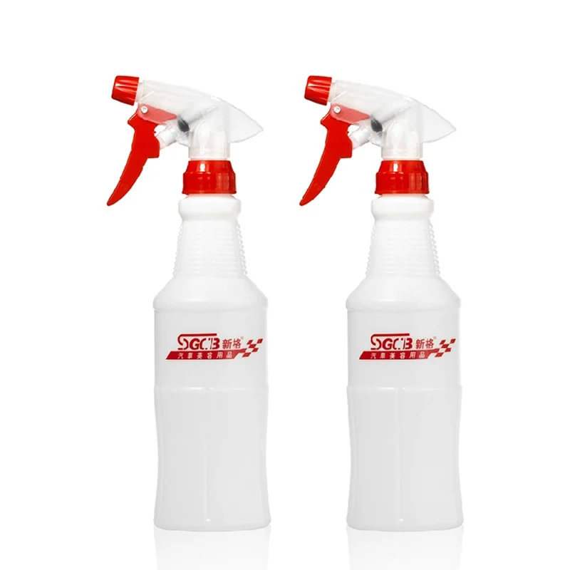 

New Watering Pot Sprayer Spray Kettle 700ml White Elegant Steady PE Irrigation Trigger Bottle