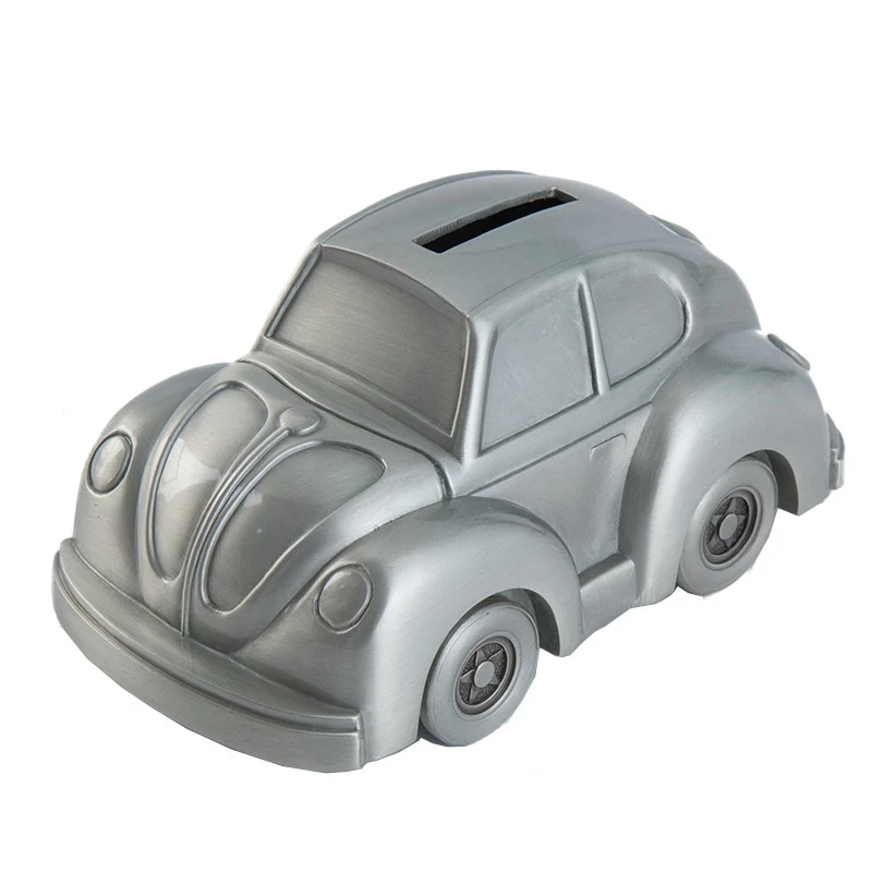 

3D Metal Car Money Boxes Toy Gift Kids Retro Automobile Saving Coin Cent Penny Children Baby Piggy Banks Home Decor Craft