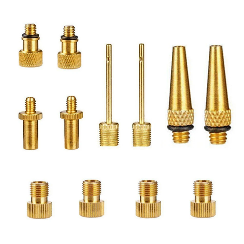 

High Quality Valve Adapter Set 12pcs Bicycle Car Valve Adapter Kit Set for Air Compressor Bike Floor Pump NCM99