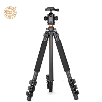

Q472 carbon fiber 1550mm camera tripod lightweight 1.8kg digital tripod with handle head gimbal head photographic tripod for slr
